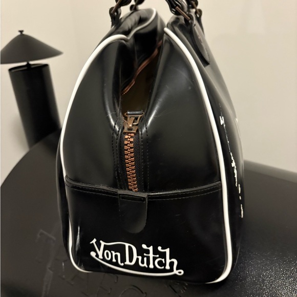 Vintage Von Dutch Black bowling bag - Picture 2 of 6